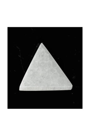 Seleniet oplaadschijf driehoek, circa 5.8 x 6.2 cm, circa 40 gram