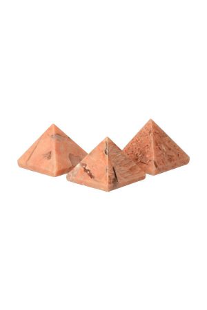 Rosophia piramide, 2.2 tot 2.8 cm, rosaphia, pyramid, kopen, rode maansteen
