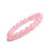 rozenkwarts powerbead armband, rozenkwarts kralen armband, edelsteen kralen armband, rosequartz, kraal, kopen