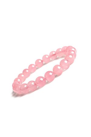 rozenkwarts powerbead armband, rozenkwarts kralen armband, edelsteen kralen armband, rosequartz, kraal, kopen