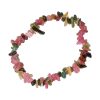 Watermeloen Toermalijn splitarmband, 18 cm , gekleurde toermalijn armband, natuurlijk, kopen, turmaline bracelet, edelsteen, edelstenen