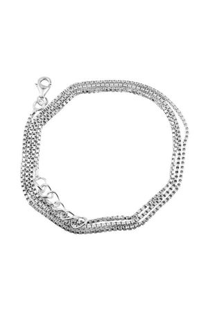 925 sterling zilveren ketting, 47-49.5 cm, silver chain, collier, hanger, sieraden, sieraad, juwelen, juweel, kopen, blok ketting