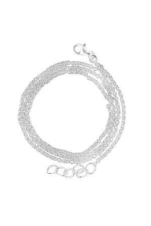 belcher ketting, 925 sterling zilveren ketting, 47-49.5 cm, silver chain, collier, hanger, sieraden, sieraad, juwelen, juweel, kopen