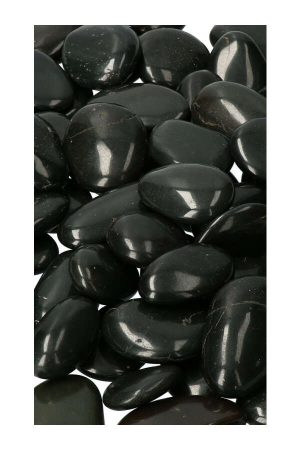 Zwarte Azeztuliet platte steen, Vermont VS, black azeztulite, kopen, azez, trommelsteen, trommelstenen, platte steen, duimsteen, zaksteen, knuffelsteen, gepolijst
