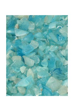Aquamarijn chips, Aquamarijn mini steentjes, getrommeld, kleine stenen, aquamarine, kopen