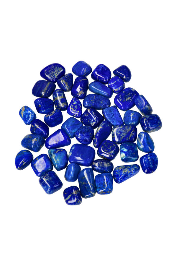 Lapis Lazuli trommelstenen 10-20 gram top kwaliteit, Afghanistan. per zak van 100 gram tot 500 gram.