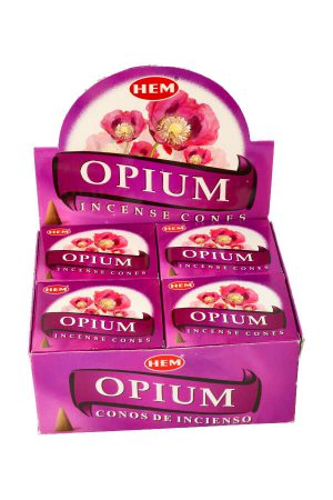 Opium kegel wierook, HEM, opium cones incense, kopen,