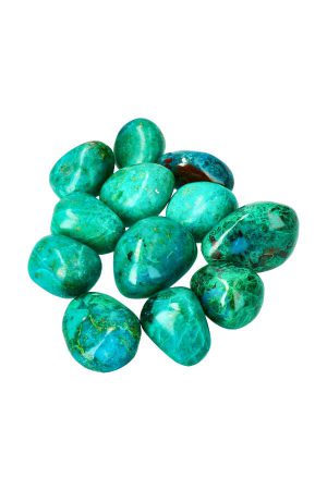 Chrysocolla stenen uit Peru