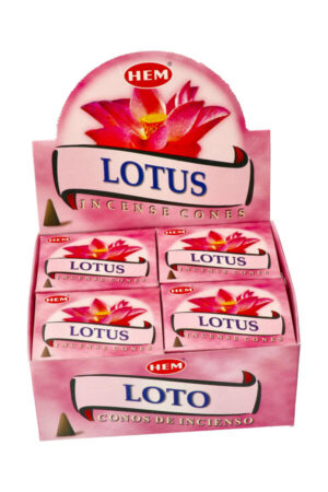 Lotus kegel wierook HEM
