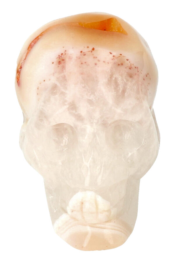 Agaat Geode Kristallen schedel, 8 cm, 305 gram