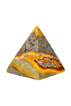 Bumblebee Jaspis piramide 6.3 cm 164 gram