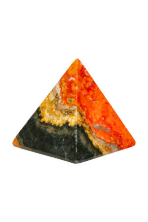 Bumblebee Jaspis piramide 5.3 cm 127 gram