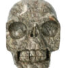 Picasso Jaspis realistische kristallen schedel 10.8 cm 896 gram