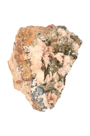 Cerussiet Bariet en Magnetiet op Dolomiet 15.2 cm 1.7 kg Mibladen Marokko
