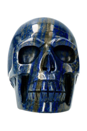 Lapis Lazuli realistische kristallen schedel 10.7 cm 653 gram 014