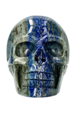 Lapis Lazuli realistische kristallen schedel 11.9 cm 1.17 kg