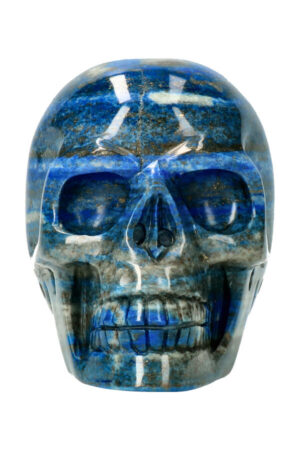 Lapis Lazuli realistische kristallen schedel 11.5 cm 1.14 kg