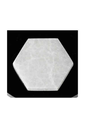 Seleniet Hexagon zeshoek oplaad schijf circa 12 cm circa 350 gram
