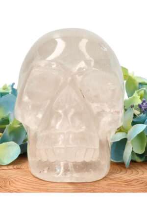 Bergkristal realistische kristallen schedel 10.2 cm 710 gram