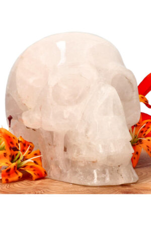 Azeztuliet realistische kristallen schedel 14 cm 1.8 kg