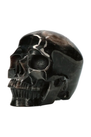 Rookkwarts super realistische kristallen schedel 12.5 cm 1.2 kg