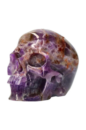Amethist super realistische kristallen schedel 12.5 cm 1.3 kg