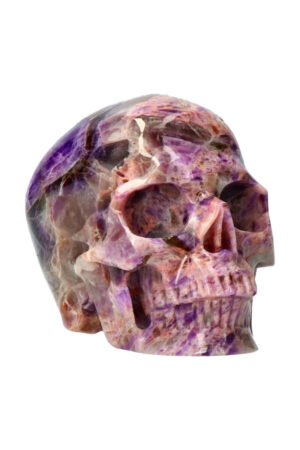 Amethist super realistische kristallen schedel 12.5 cm 1.3 kg