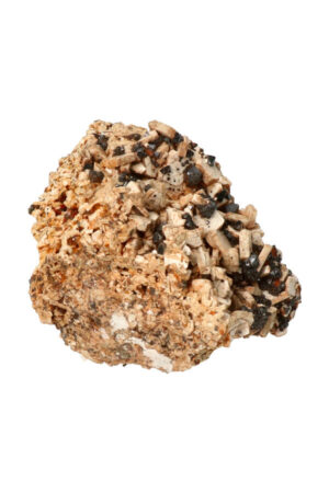 Zwarte Granaat op moedersteen 9 cm 290 gram Marokko