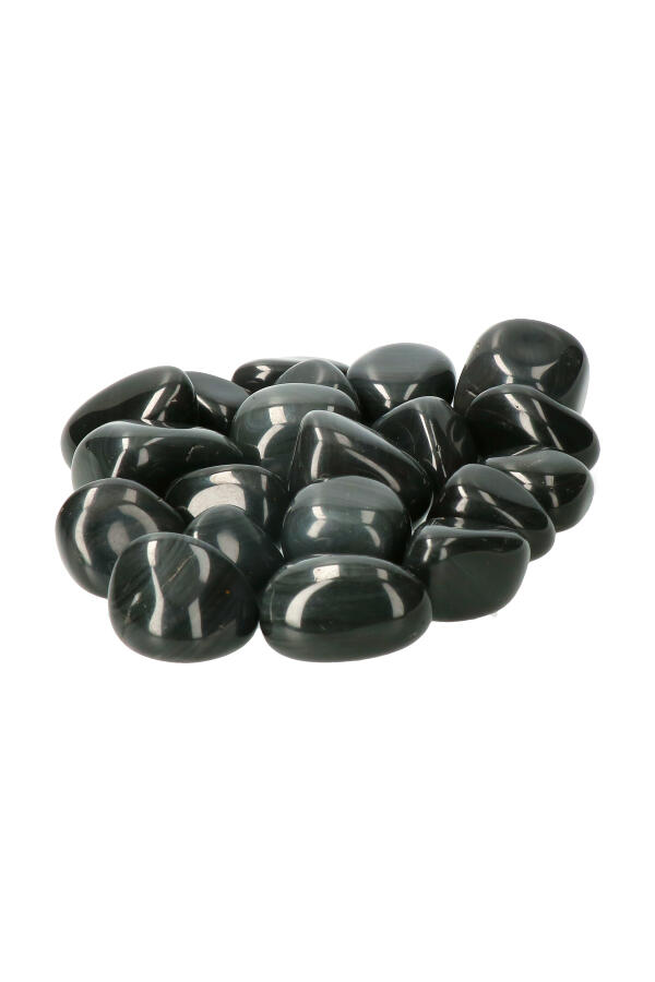 Regenboog Obsidiaan trommelstenen, 1 steen tot 1 kg, 2 a 3 cm per steen