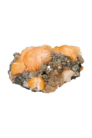 Cerussiet, Bariet en Magnetiet op Dolomie 5 cm 48 gram Mibladen Marokko