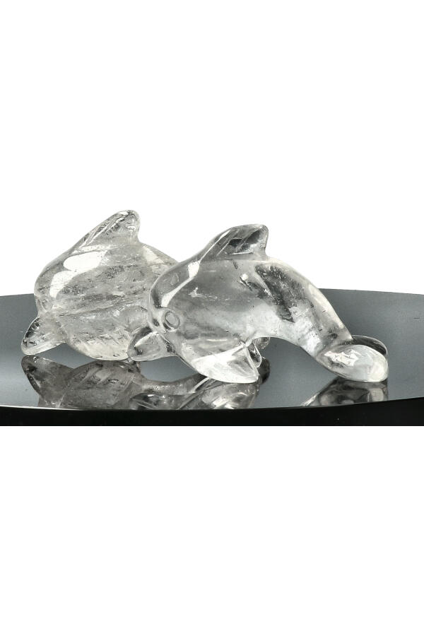 Bergkristal Dolfijn, 4 cm