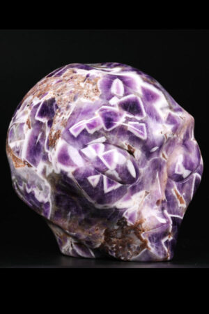 Chevron Amethist 'starchild' kristallen schedel, 9.5 cm, x kg