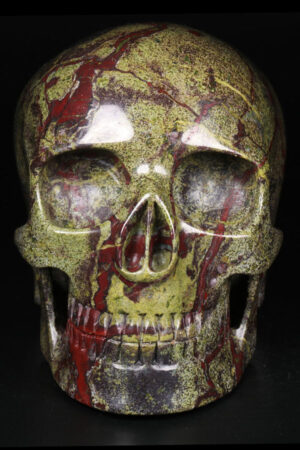 Drakenbloedsteen 'Mitchell Hedges' realistische kristallen schedel