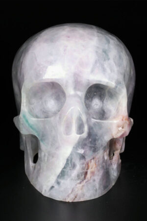 Fluoriet 'Mitchell Hedges' realistische kristallen schedel, 12.5 cm