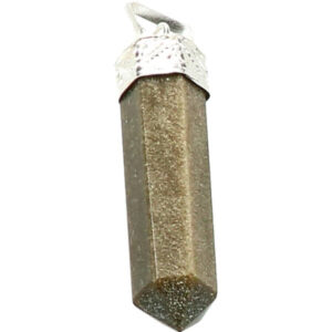 goud obsidiaan punthanger
