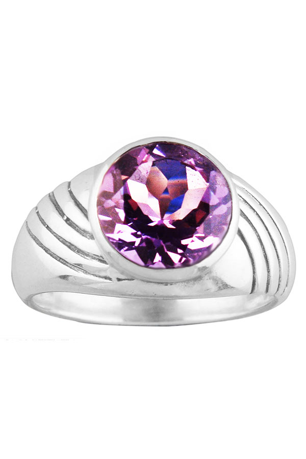 Amethist ring, 925 sterling zilver, grote maten