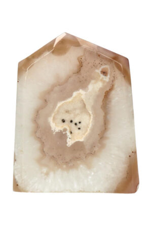 Agaat Geode punt, 10.8 cm, 238 gram, Madagaskar