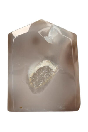 Agaat Geode punt, 7.8 cm, 146 gram, Madagaskar