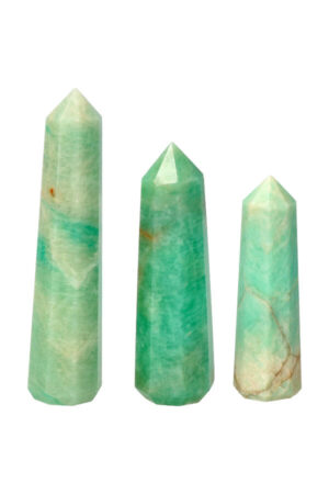 Amazoniet 8-vlaks punten, diverse gewichten