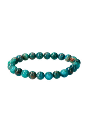 Apatiet armband, 8 mm edelsteen kralen, 18 cm