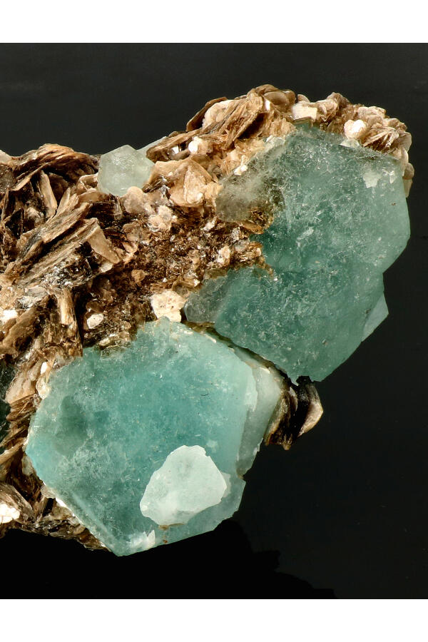 Aquamarijn op Muscoviet specimen ruw, 13 cm, 581 gram, Skardu, Pakistan 4 Aquamarijn op Muscoviet specimen ruw, 13 cm, 581 gram, Skardu, Pakistan - Afbeelding 4