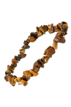 Tijgeroog splitarmband, 17-18 cm