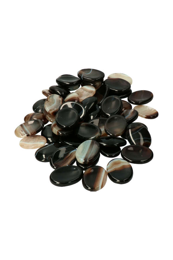 Suleiman duimsteen (worrystone), 3,5 tot 4 cm