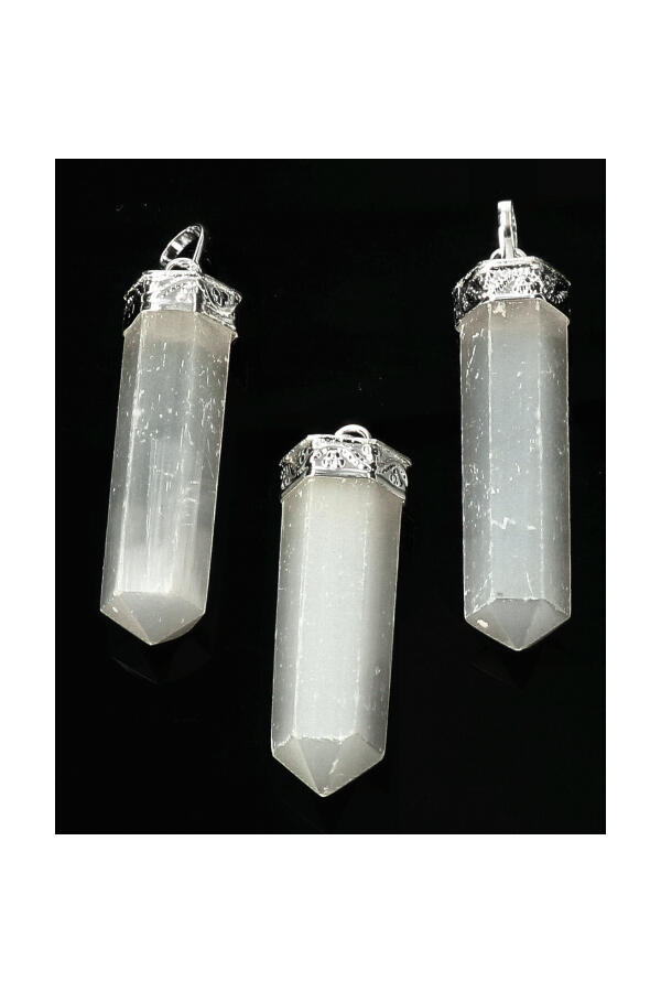 Seleniet punt hanger, 3.5 tot 4.5 cm