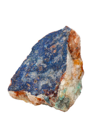 Azuriet met Malachiet ruw brok, A kwaliteit! 10 cm, 460 gram