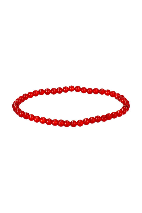 Carneool (Isis steen) armband, 4 mm, 18 cm, Egypte 1 Carneool (Isis steen) armband, 4 mm, 18 cm, Egypte