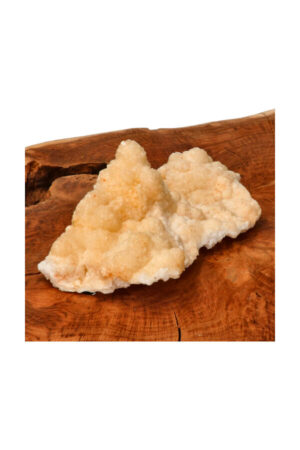 Bloemkool Calciet Stalactiet op Dolomiet ruw, Mibladen, Marokko, 19 cm, 505 gram