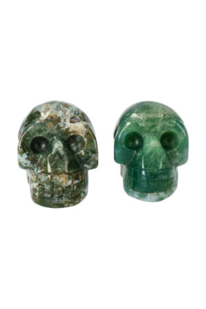 Mosagaat kristallen schedel, 4 cm