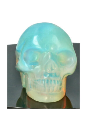 Opaliet kristallen schedel, 5 cm