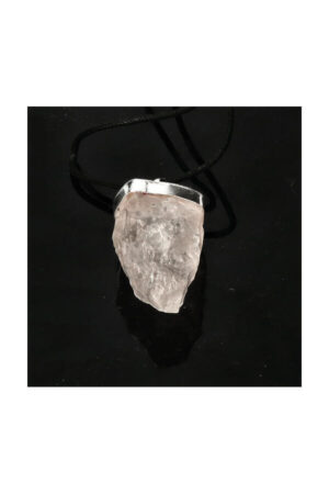 Bergkristal ruwe hanger, 3 - 4 cm